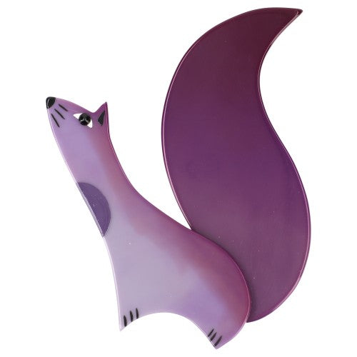 Light Purple Cassegrain Squirrel Brooch (large one)