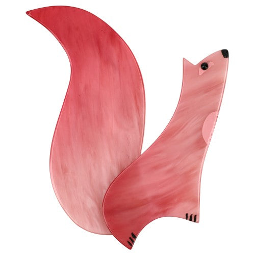 Light Pink  Cassegrain Squirrel Brooch (Large One)