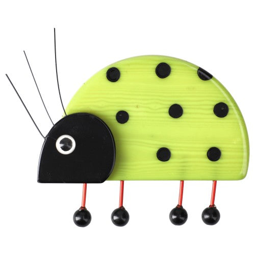 Anise Green Ladybug in profile