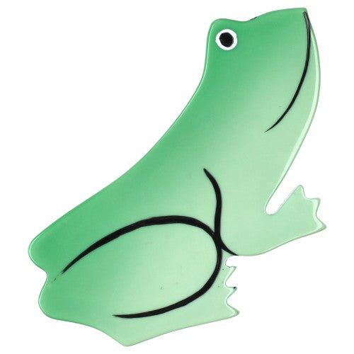 Pistachio Green Jujuba Frog Brooch (small size)