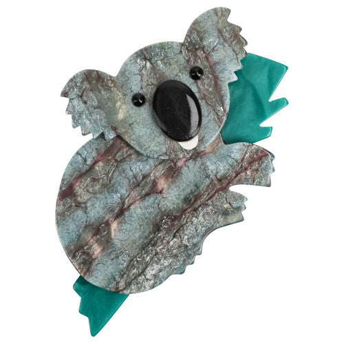 Green-grey Koala Brooch