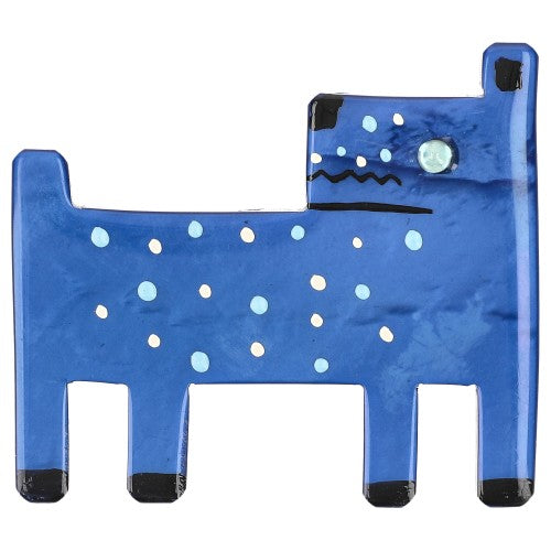 French Blue Titou Dog Brooch (Mini Brooch)