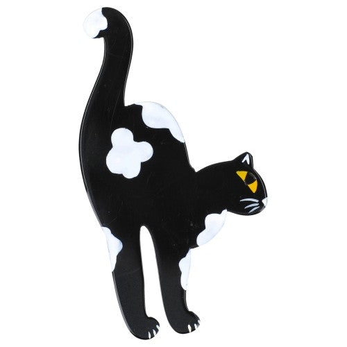 Starsky Version Black and White Cat Brooch (small size)