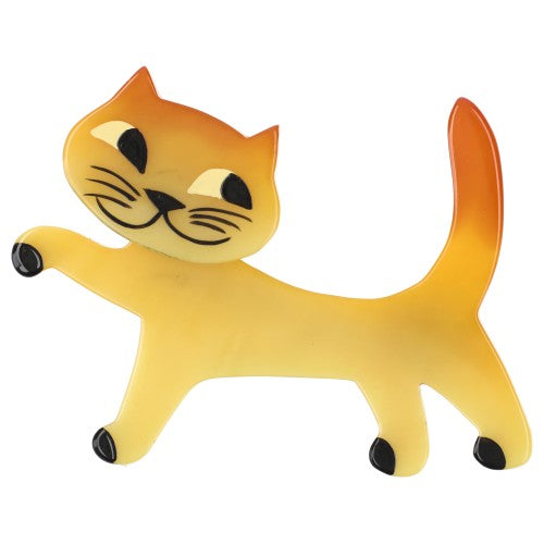 Light Yellow Titi Cat Brooch