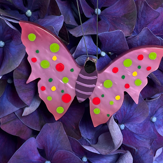 Cyclamen Butterfly Brooch